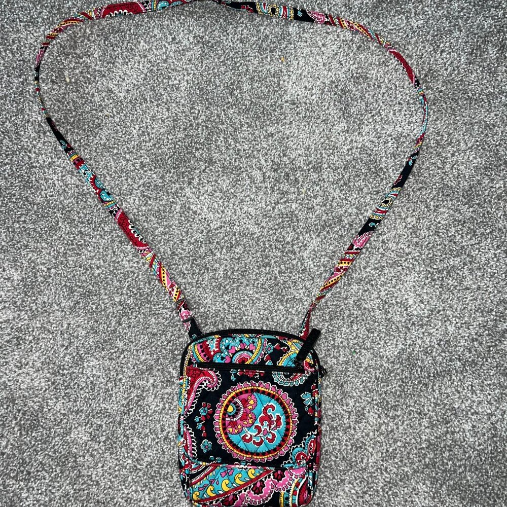 Vera Bradley Mini Crossbody Purse in Parisian Paisley